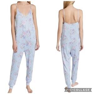 Revolve by You Say "Soft As A Cloud Whisper Luxe" Floral Pant Jumpsuit Womens SM